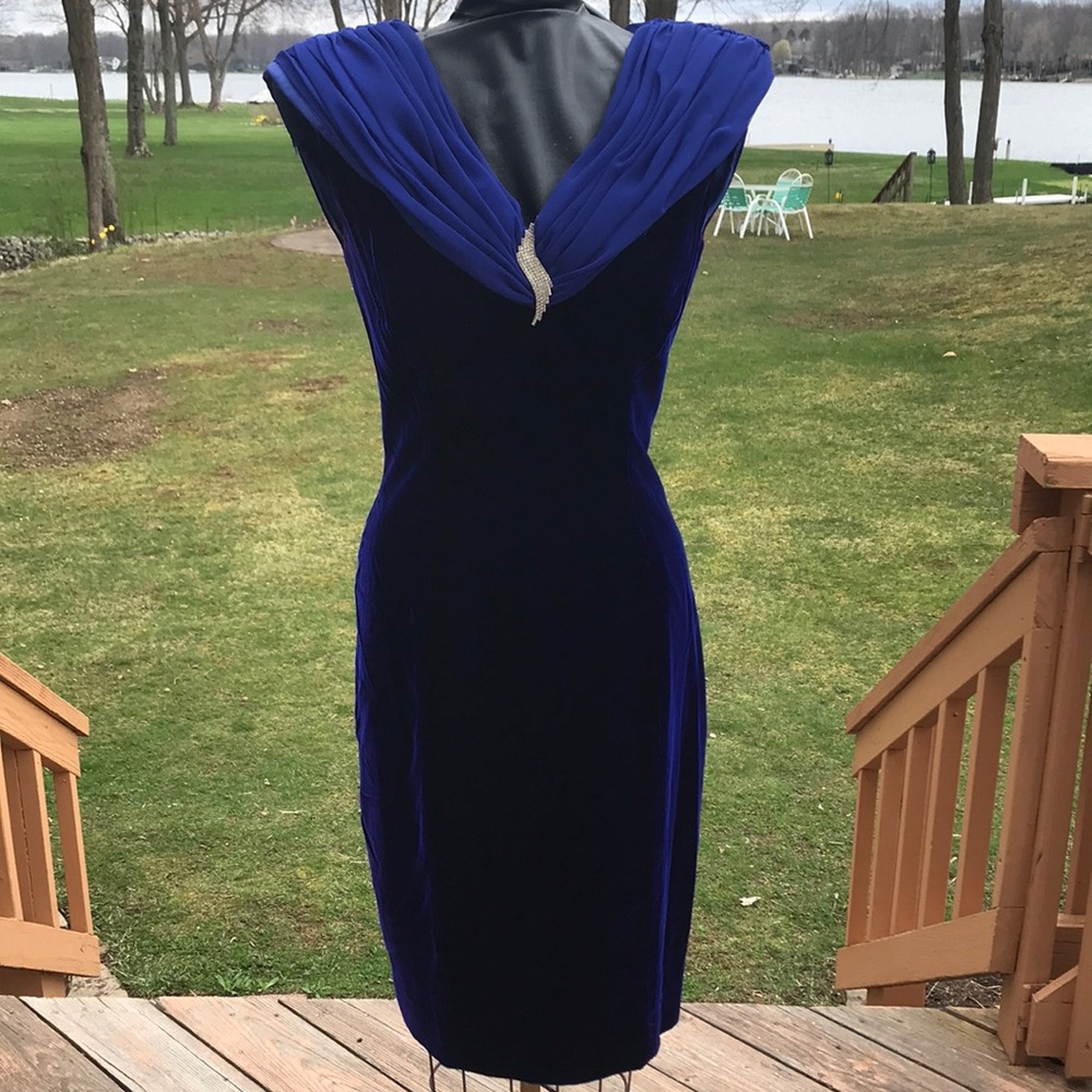 Vintage Morton Myles  amazing velvet dress 6